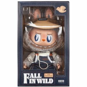 New Authentic Pop Mart Fall in Wild Big Labubu 40cm Plush